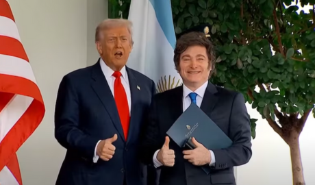 Milei se reúne con Donald Trump en la Casa Blanca